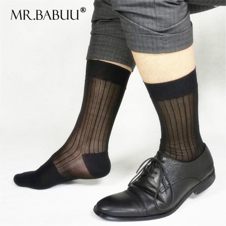 【鄉民服飾】(2~3件組) 男士商務絲襪、絲襪、紳士襪、素色絲襪、男襪、西裝、直條線紋絲襪、性感絲襪、襪子、商務人士短襪