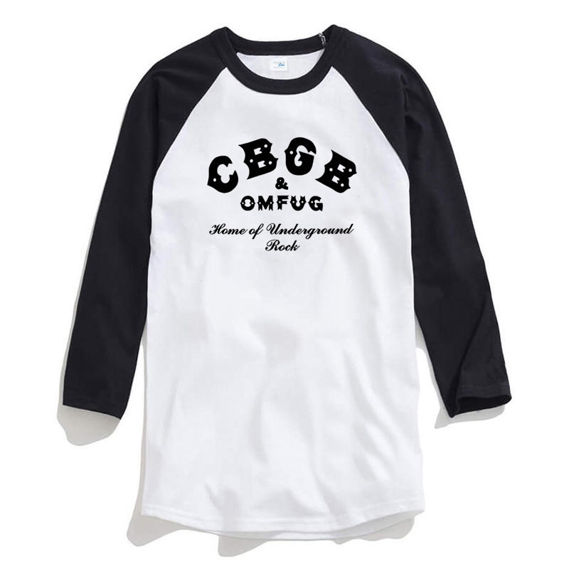CBGB 七分袖T恤 2色 紐約龐克搖滾樂團LIVE酒吧