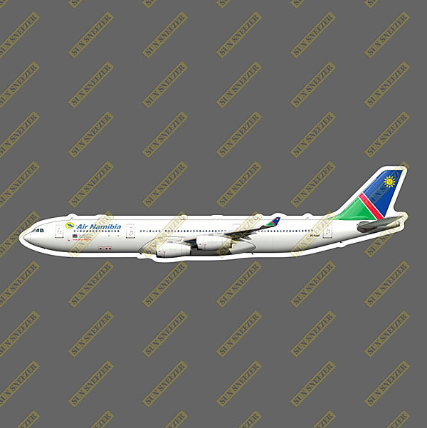 納米比亞航空 A340 擬真民航機貼紙 防水 尺寸165MM