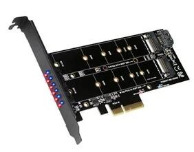 伽利略PCI-E 4X M.2(PCI-E 1埠 + SATA 1埠)SSD轉接卡(PEE4X31)