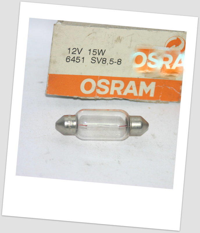 【普吉雅自轉車部屋】推薦商品 【燈泡】OSRAM 12V 15W 6451 SV8,5-8 14X42 室內燈炮. | 露天市集 | 全台最大 ...