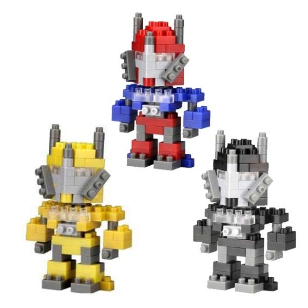【Tico 微型積木】戰鬥機器人(黃3008/黑3009/藍紅3010)