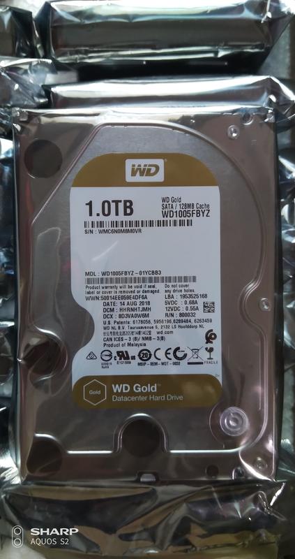 【賣可3C】缺貨全新 WD【金標】1TB 3.5吋企業級硬碟(WD1005FBYZ)