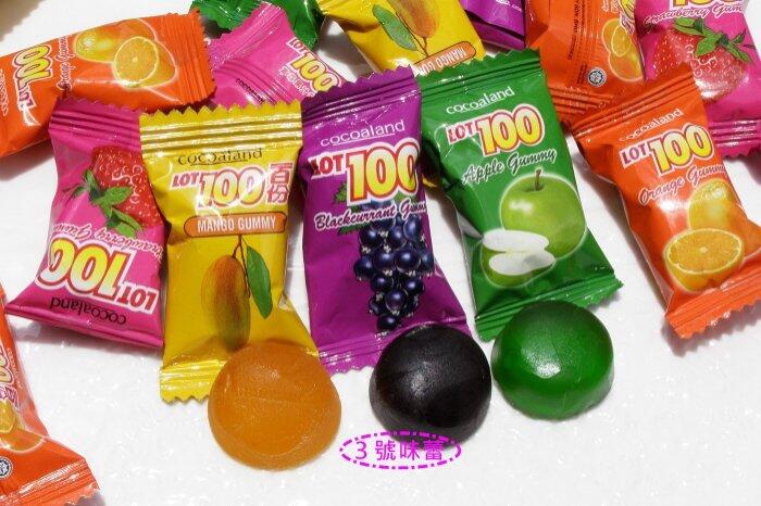 ▲3號味蕾▲馬來西亞 一百份QQ軟糖(綜合水果)1000克250元 水果軟糖 果汁軟糖 同樂會