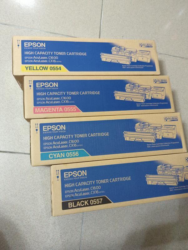 原廠碳粉匣 EPSON S050556 藍色 高容量 AcuLaser C1600/CX16NF
