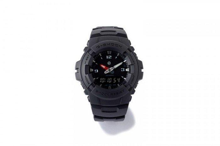 fragment Design the POOL aoyama X G-SHOCK G-100-1BJF 消光黑聯名