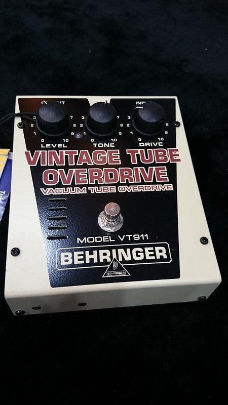 魔力˙高雄> Behringer vintage tube overdrive耳朵牌真空管破音