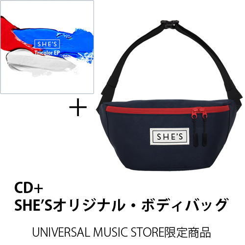 □預購□『環球』通販限定｜SHE'S「Tricolor EP」CD通常盤+斜背包