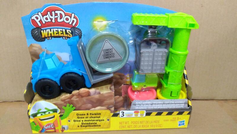 培樂多車輪系列 起重機遊戲組 培樂多Play-Doh 孩之寶 Hasbro 培樂多黏土 創意DIY E5400