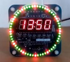 [含稅]51單片機LED電子鐘萬年曆DS1302時鐘ds18b20溫度DIY小製作套件