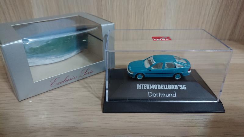 [絕版收藏]1/87 herpa Opel Vectra "Intermodellbau ´96"德國模型展紀念版