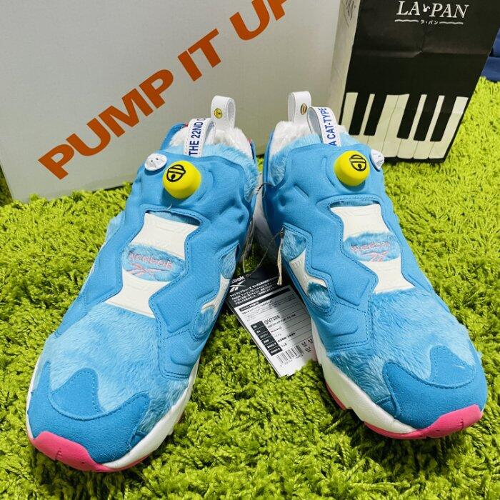 貳拾肆棒球-日本帶回REEBOK INSTAPUMP FURY OG “DORAEMON”哆啦A夢聯名