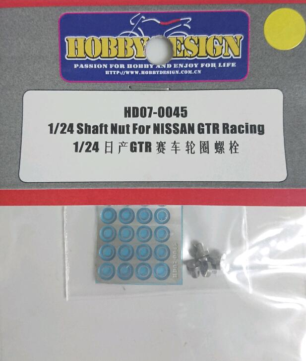 ISAM2000:HOBBY DESIGN HD07-0045 1/24 NISSAN GTR-R 賽車輪圈螺帽