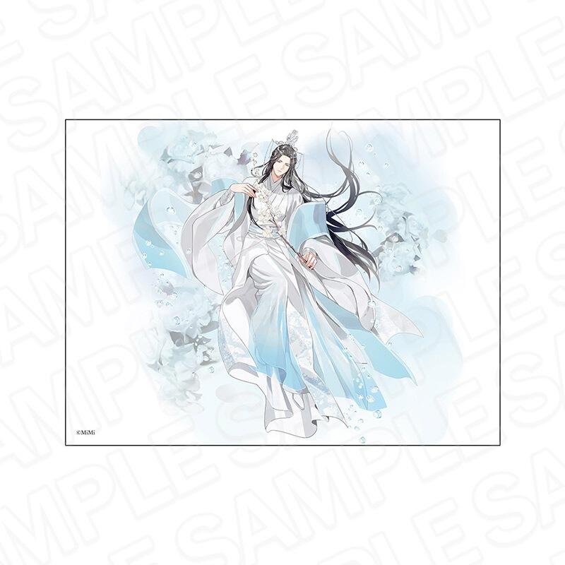 魔道祖師 飛花甘露 コミケ 特典 ポスカ 魏無羨 琰琰東京代購】預購日版魔道祖師飛花甘露帆布畫魏無羨藍忘機藍曦
