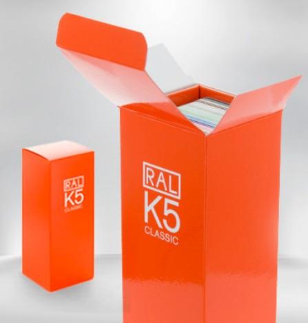 《台灣色》德國勞爾油漆塗料K系列色卡 RAL Classic-K5 Semi-matt 半光澤2021年版216色