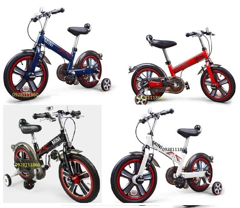 原廠授權BMW MINI COOPER KIDS BIKE 14" 14吋兒童腳踏車/自行車/童車紅色藍色白色