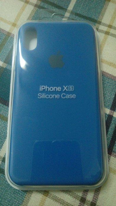 ✩Apple iphone XS 原廠版本保護套 2019特殊版寶藍色，紅色