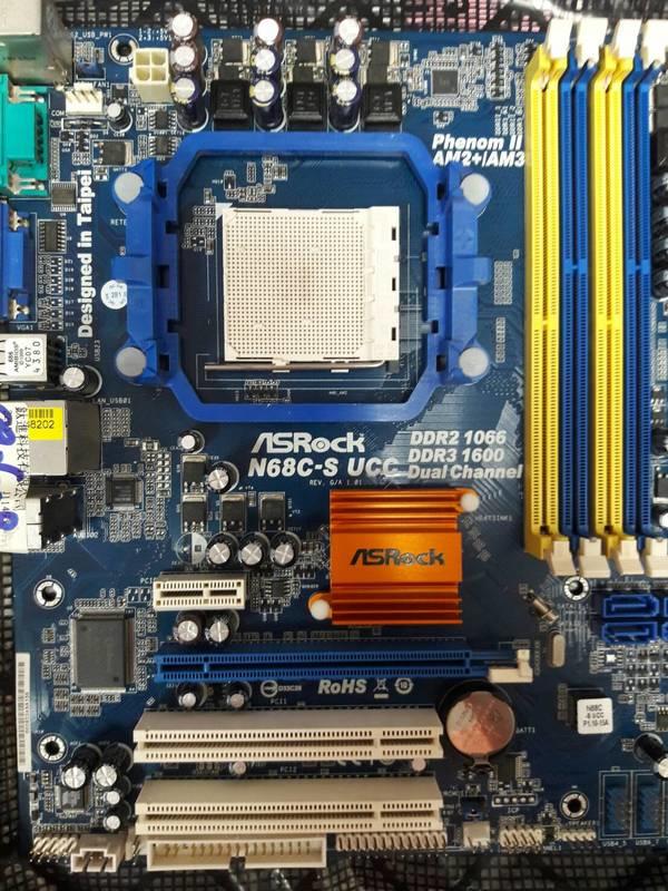 【玉昇電腦】華擎 N68C-UCC DDR2/DDR3 主機板