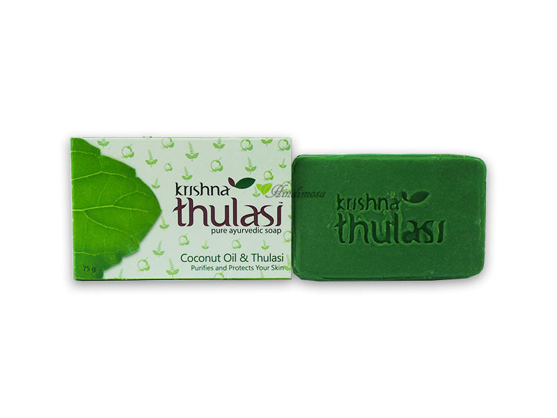 Krishna 草本阿育吠陀聖羅勒美膚皂 Thulasi Pure Ayurvedic Soap 75g Medimix