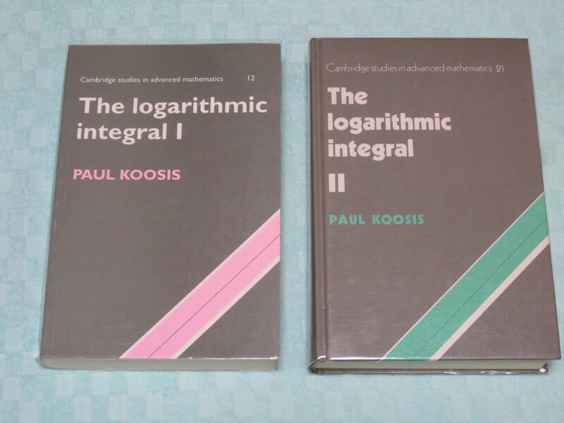The Logarithmic Integral 全兩冊 (Koosis)