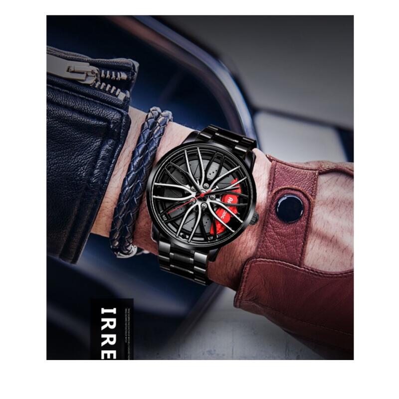 現貨💕 賽車錶💕手表 車輪表 手錶 手錶男士 晚錶 車輪錶 紀念錶 錶 表 防水錶 復古錶 非機械錶 輪框錶
