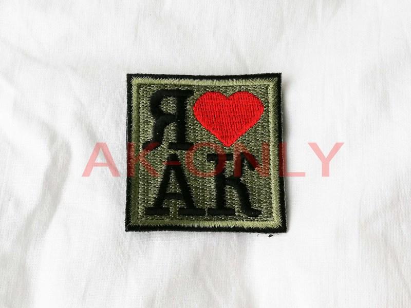 [AK-ONLY]俄羅斯特種部隊 我愛AK 臂章-有魔鬼氈(狙擊鏡、特種部隊、AK、SVD、蘇聯、俄軍)