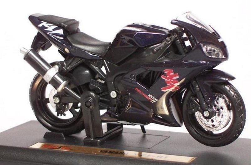 【重型機車模型】Yamaha YZF-R1 黑色 山葉摩托車 Maisto 美馳圖 1/18精品車模