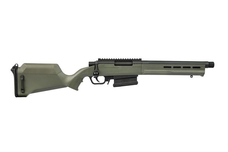【熱血沙場】ARES AMOEBA AS02 短型偵蒐版 手拉空氣 狙擊槍-橄欖綠