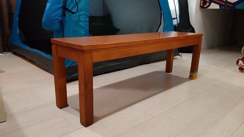 橡膠木 餐桌 135cm 長板凳 , （民宿 租屋 居家 家具 裝潢 餐桌椅）