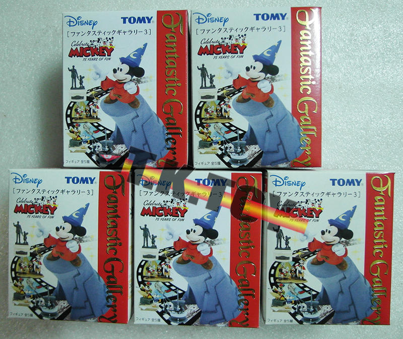 [TK]如圖全新未拆/TOMY Disney Fantastic Gallery/迪士尼電影場景組 第03代/1套=5盒