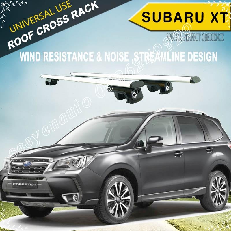 Subaru Forester XT車款鋁合金低風阻水滴型車頂行李架橫桿..100％MIT+ARTC