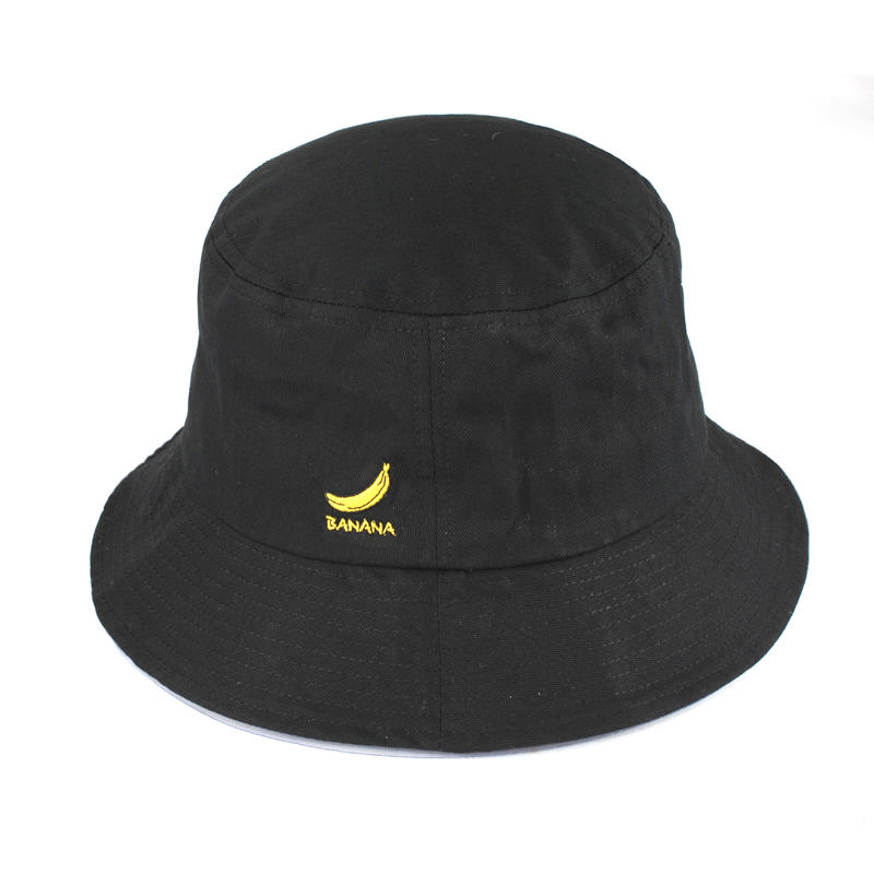 【二鹿帽飾】( BANANA 香蕉)夏季登山客專用帽 / 精品潮流漁夫帽/ 男女款式-黑色