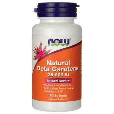 [預購] Now 天然β-胡蘿蔔素 25,000IU 90/180粒 Beta-Carotene