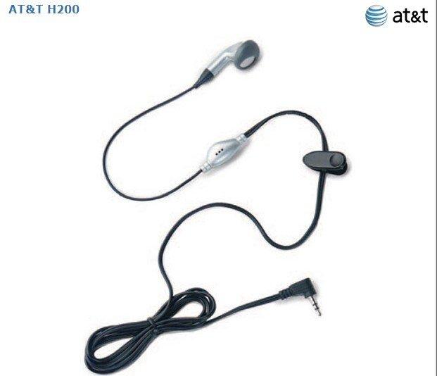AT&T H200  2.5MM 無線電話耳機 麥克風 耳麥 手機耳機 方便夾在衣領上適合家用電話機和相容的行動電話