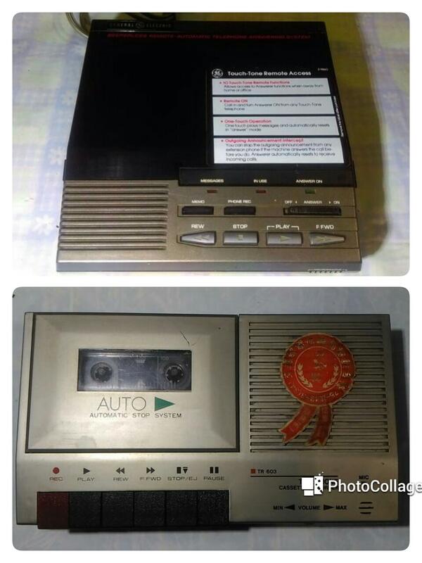電話答錄機 零件機 卡帶式 美國GE奇異 錄音帶 錄音機 密錄機 錄音帶20元