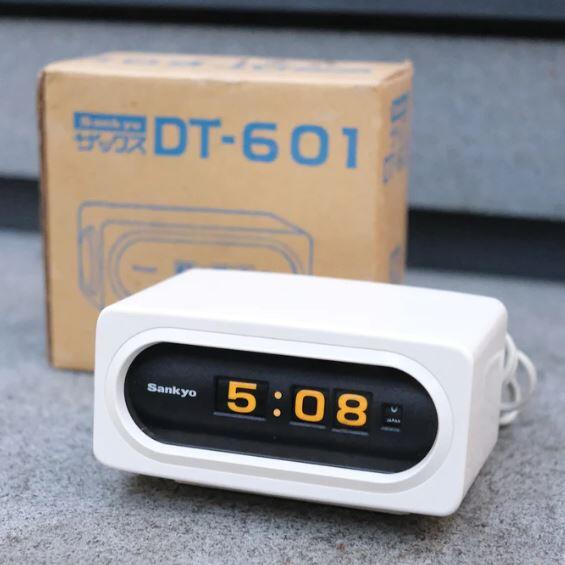Sankyo DT-601 置時計 ホワイト