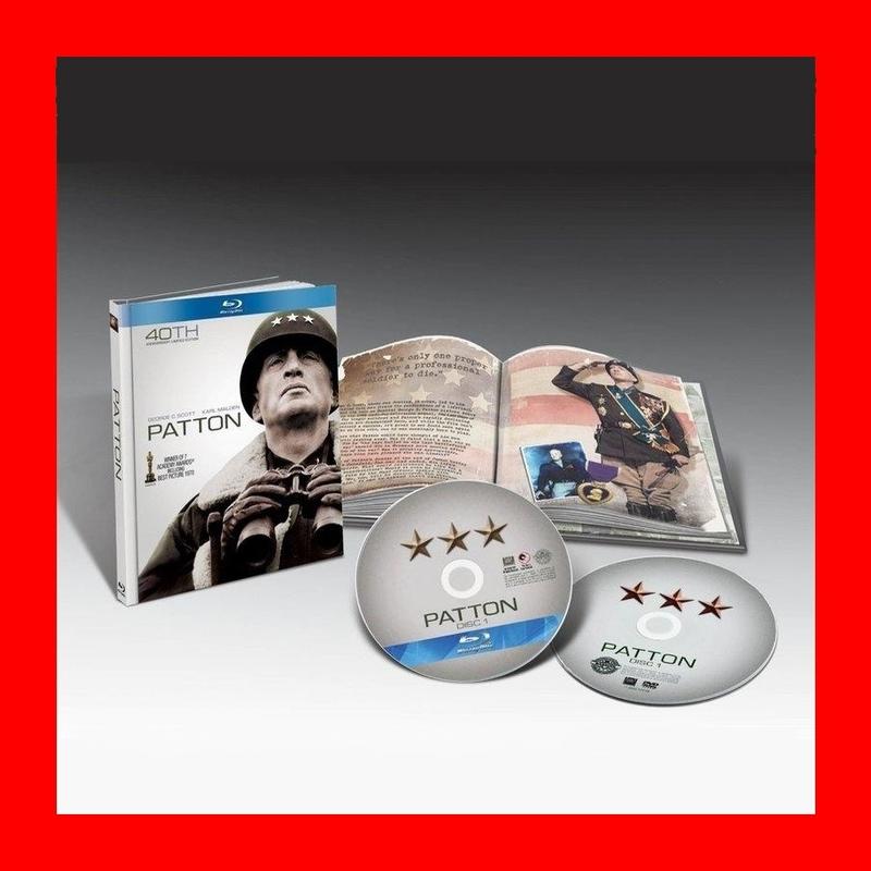 【AV達人】【BD藍光】巴頓將軍 40週年：BD+DVD雙碟限量書本紀念版Patton(台灣繁中字幕)-喬治史考特
