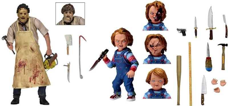 Chucky 鬼娃孽種 恰奇 恰吉 豪華版 德州電鋸殺人狂 皮臉人偶公仔擺件玩具