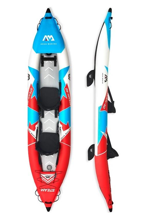 【ST-412】Aqua Marina樂划 湍流號雙人充氣獨木舟 STEAM 充氣船橡皮艇皮划艇K2