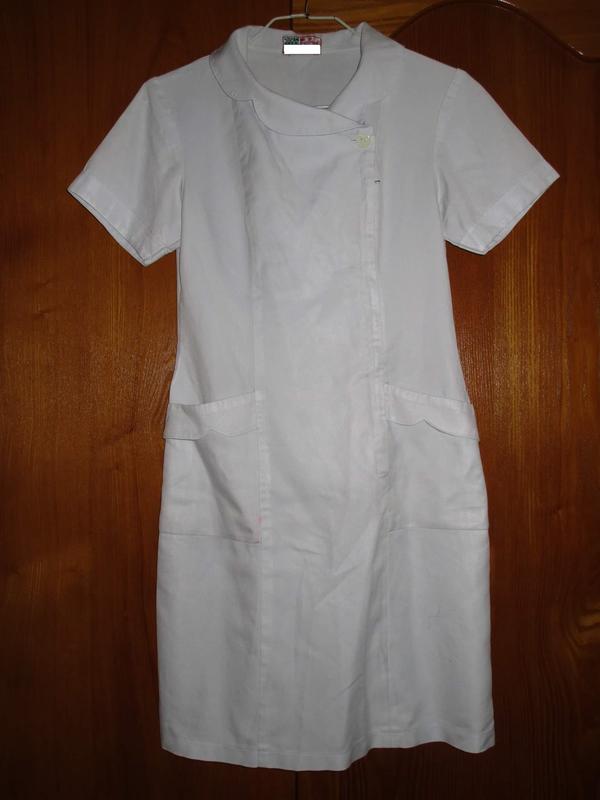 白色 短袖 裙裝 護理 護士制服 