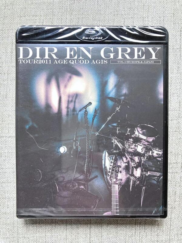 現貨 日版 DIR EN GREY TOUR2011 AGE QUOD AGIS vol.1 藍光