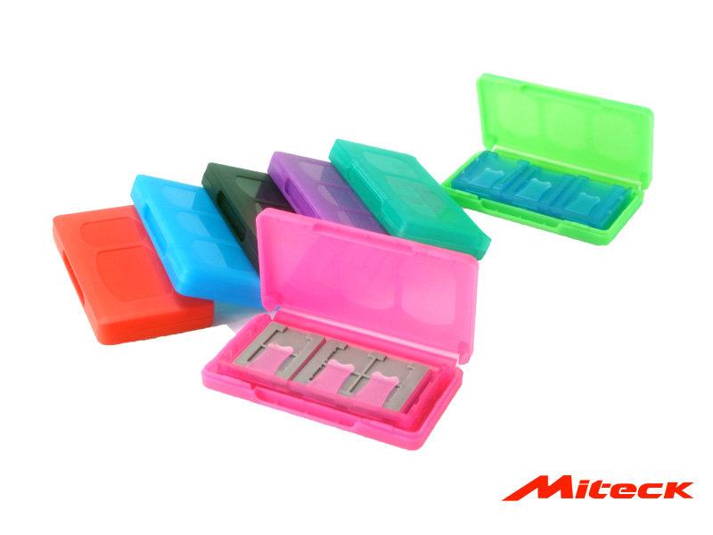 【獨家商品】Miteck 記憶卡收納盒 最多12片裝 可裝 CF SD MICRO SD TF SDHC M2 MS D