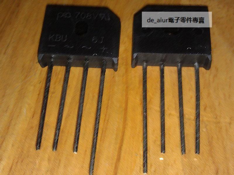 [已含稅][已含稅] KBU6J 整流橋 全新 橋堆KBU606可代 6A 直插4腳 (2個一拍) | 露天市集 | 全台最大的網路購物市集