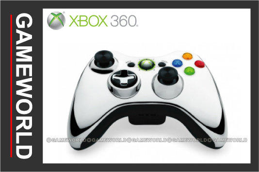 【無現貨】微軟 XBOX360 無線控制器 Chrome 鍍鉻 特別版 亮銀色(XBOX360周邊)2012-05 ~【電玩國度】