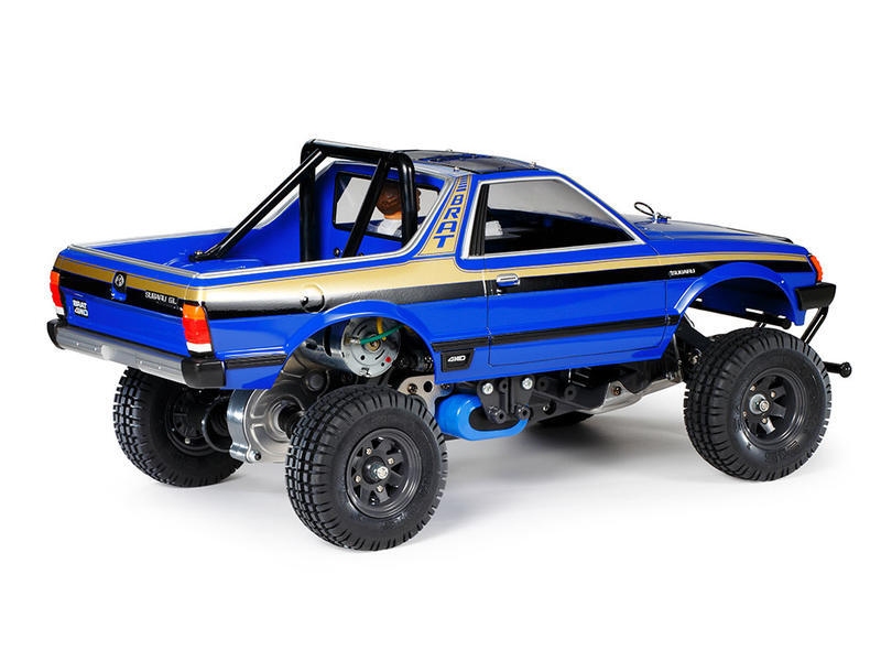 創億RC TAMIYA 田宮Subaru Brat 藍色限定版#47413 雙車殼藍色硬殼透明