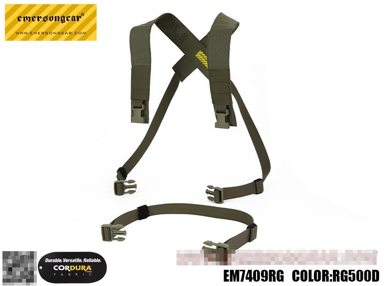 【熱血沙場】EmersonGear 愛默生 D3CRM胸掛 X型背負系統 多功能插扣具 RG #7409