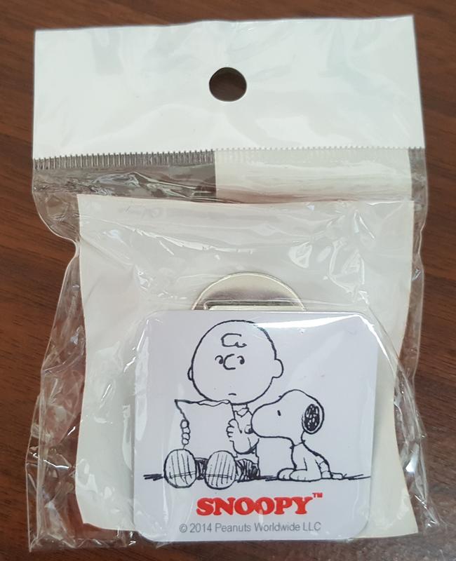 Snoopy金屬memo磁鐵夾走進花生米漫畫Peanuts官方正品全新未拆未使用