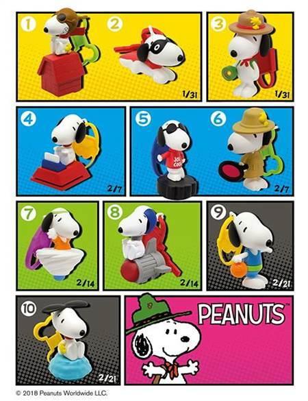 2018 麥當勞 兒童餐玩具 史努比 Snoopy  限量一組10款 不拆賣 整組免運