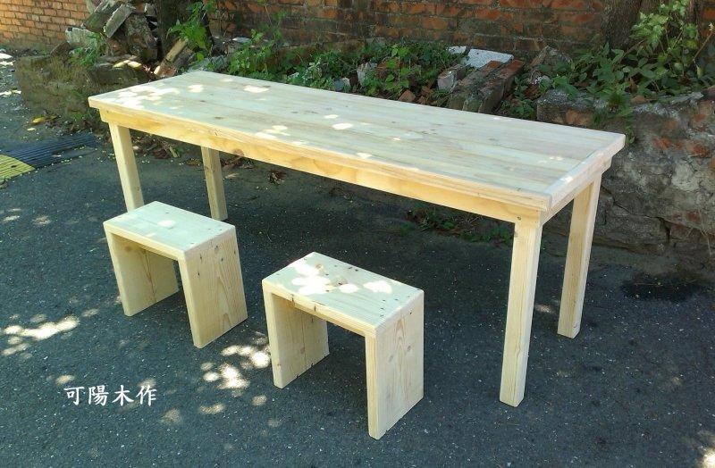 【可陽木作】原木長桌、椅 / 木凳 矮凳 板凳 / 木桌 / 餐桌