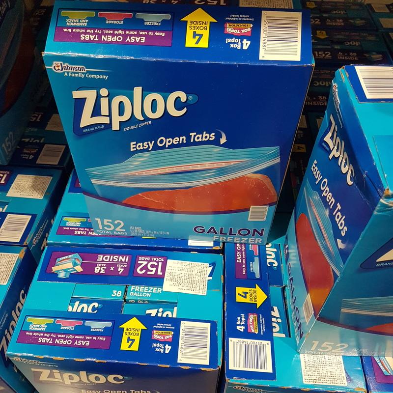 ZIPLOC密保諾冷凍保鮮雙層夾鏈袋26.8×27.3cm(38入×4盒）